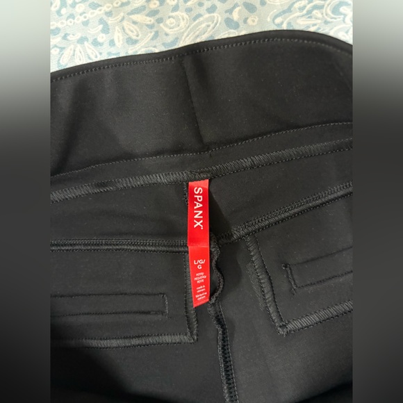 SPANX Black Flare Pants for Women - Picture 4 of 11